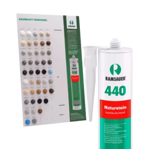 Ramsauer 440 Naturstein | Dichtstoff für Granit, Quarz & Marmor | Ramsauer 440 Naturstein 1K Silicon Dichtstoff