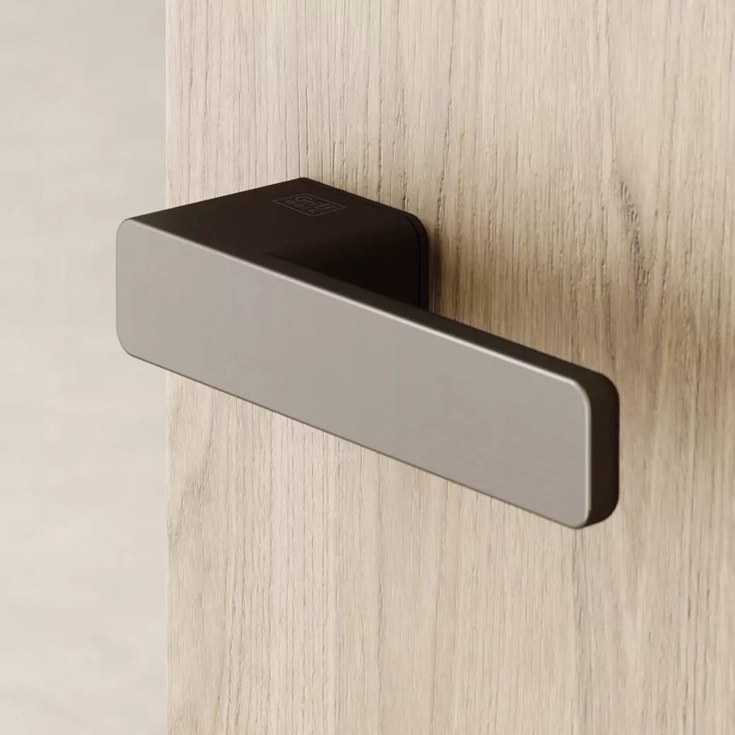 Rosettenlose Türgriffgarnitur von Griffwerk R8 ONE Griffwerk-Rosettengarnitur Kaschmirgrau | R8 One Schraubtechnik Kaschmirgrau rosettenlos | R8 ONE MADE BY GRIFFWERK Kaschmirgrau 2 Rosettenlose Türgriffgarnitur von Griffwerk R8 ONE Griffwerk-Rosettengarnitur Kaschmirgrau | R8 One Schraubtechnik Kaschmirgrau rosettenlos | R8 ONE MADE BY GRIFFWERK Kaschmirgrau