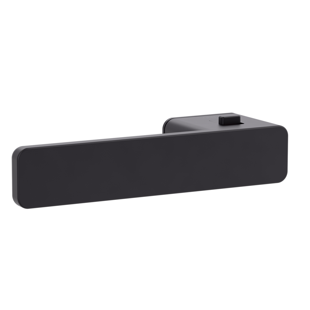 Rosettenlose Türgriffgarnitur von Griffwerk R8 ONE smart2lock Graphitschwarz Links | R8 One Schraubtechnik Graphitschwarz rosettenlos smart2lock | R8 ONE MADE BY GRIFFWERK Graphitschwarz smart2lock 4 Rosettenlose Türgriffgarnitur von Griffwerk R8 ONE smart2lock Graphitschwarz Links | R8 One Schraubtechnik Graphitschwarz rosettenlos smart2lock | R8 ONE MADE BY GRIFFWERK Graphitschwarz smart2lock