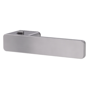 Rosettenlose Türgriffgarnitur von Griffwerk R8 ONE smart2lock Samtgrau rechts | R8 One Schraubtechnik Samtgrau rosettenlos smart2lock | R8 ONE MADE BY GRIFFWERK Samtgrau smart2lock