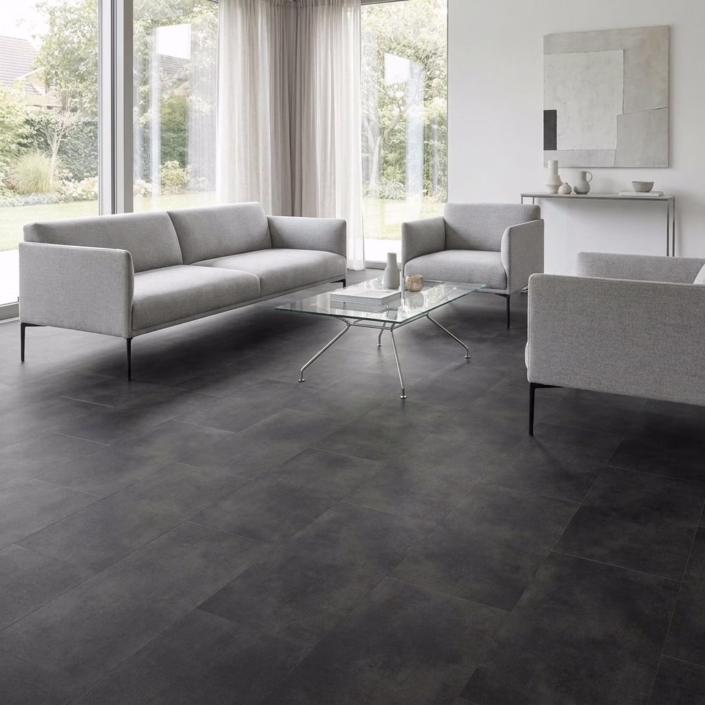 COREtec® Canyon Kollektion 50 LVTE 1906 | Kollektion Naturals Naturals Tile+ Series | 50LVTE1906 Canyon | US Floors Klick-Vinyl | Rigid-Vinylboden mit Kork Trittschalldämmung | Designboden mit integrierte Korkunterlage zum Klicken 1 COREtec Rigid Klick-Vinyl Canyon - Naturals - 50 LVTE 1906_1920x1920