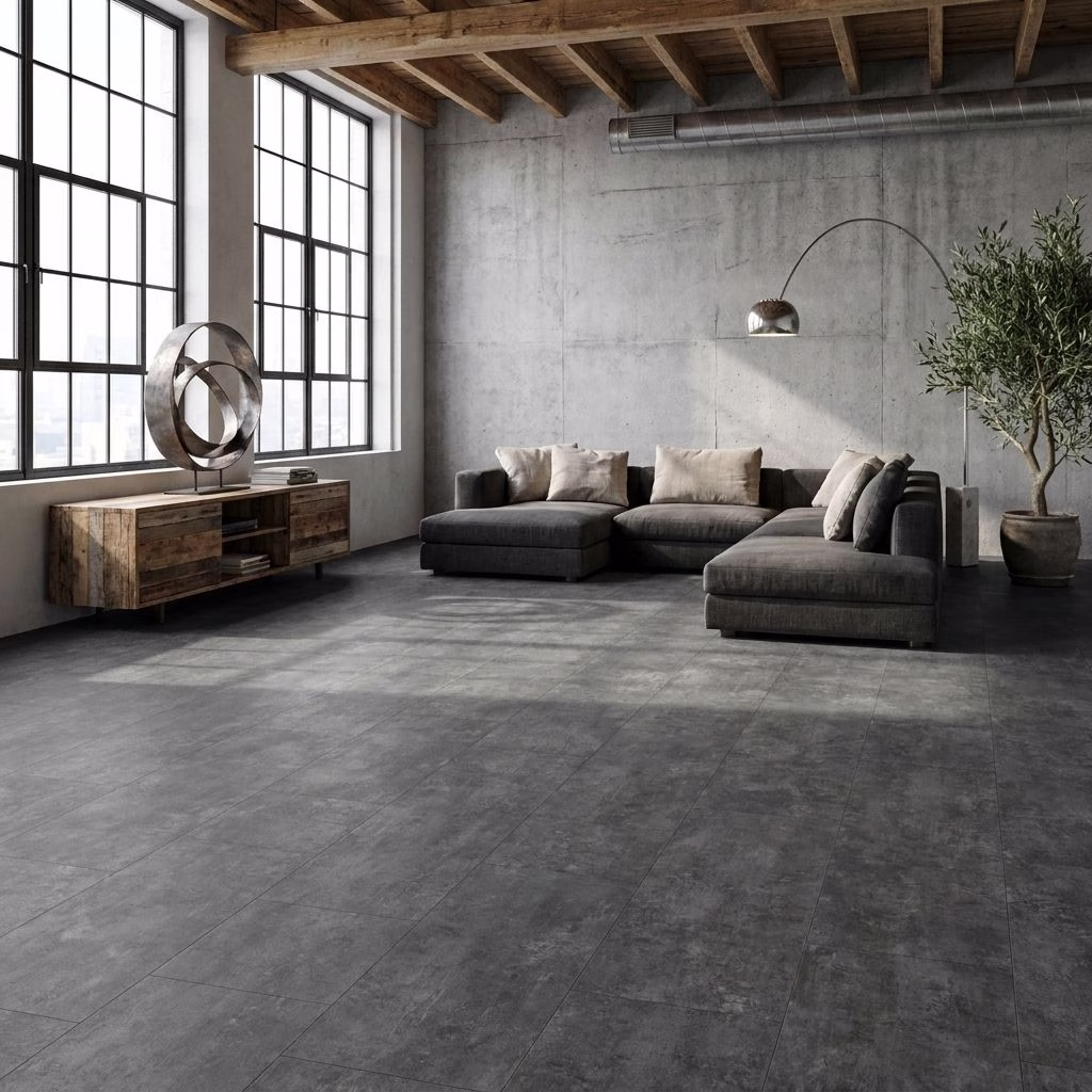 COREtec® Millennium | 50RLVE298 Kollektion ProPlus Tile Series | US Floors Klick-Vinyl | Rigid-Vinylboden mit Kork Trittschalldämmung | Designboden mit integrierte Korkunterlage zum Klicken 1 COREtec Rigid Klick-Vinyl Millennium - ProPlus - 50 RLVE 4298_1920x1920