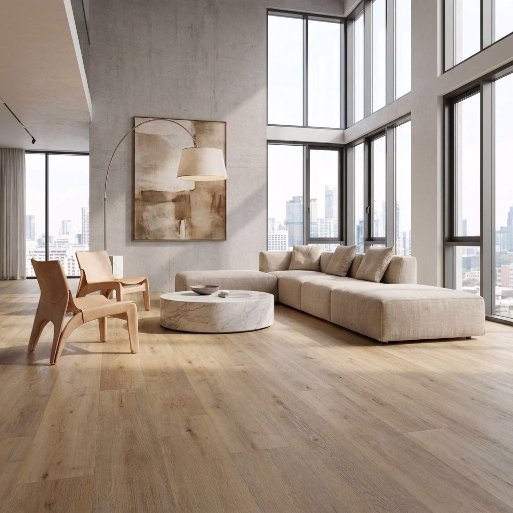 COREtec® Noble Oak 55 | 50RLV3955 Kollektion SurPlus | Rigid-Vinylboden mit Kork Unterlage als Trittschalldämmung | Klick-Vinyl 'Noble Oak' von COREtec® – Wasserfester Designboden in warmer Eichenoptik 1 COREtec Rigid Klick-Vinyl Noble Oak 55 - SurPlus - 50 RLV 3955_1920x1920