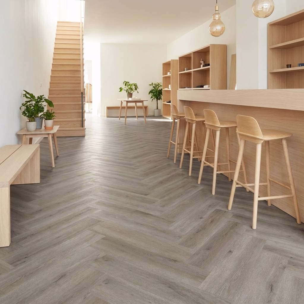 COREtec® Texas Oak H86 | Kollektion The Essentials WBE Series | 50LVRH2486 | US Floors Klick-Vinyl Herringbone | Rigid-Vinylboden Texas Oak H86 | Designboden mit integrierte Korkunterlage zum Klicken 1 COREtec Rigid Klick-Vinyl Texas Oak H86 - The Essentials - 50 LVRH 2486_1920x1920
